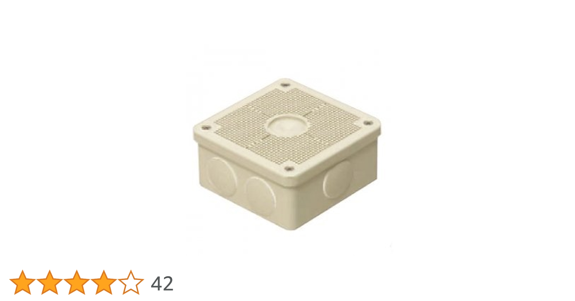 Amazon | 未来工業 露出用四角ボックス 取付自在蓋 ケーブル